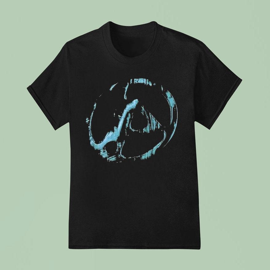 Linkin Park From Zero World Tour Fz Teal Suspended Morph Logo T Shirt