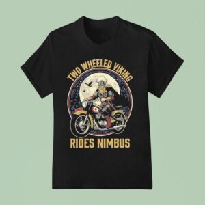 Nimbus Two Wheeled Viking Rides Nimbus Motor T Shirt