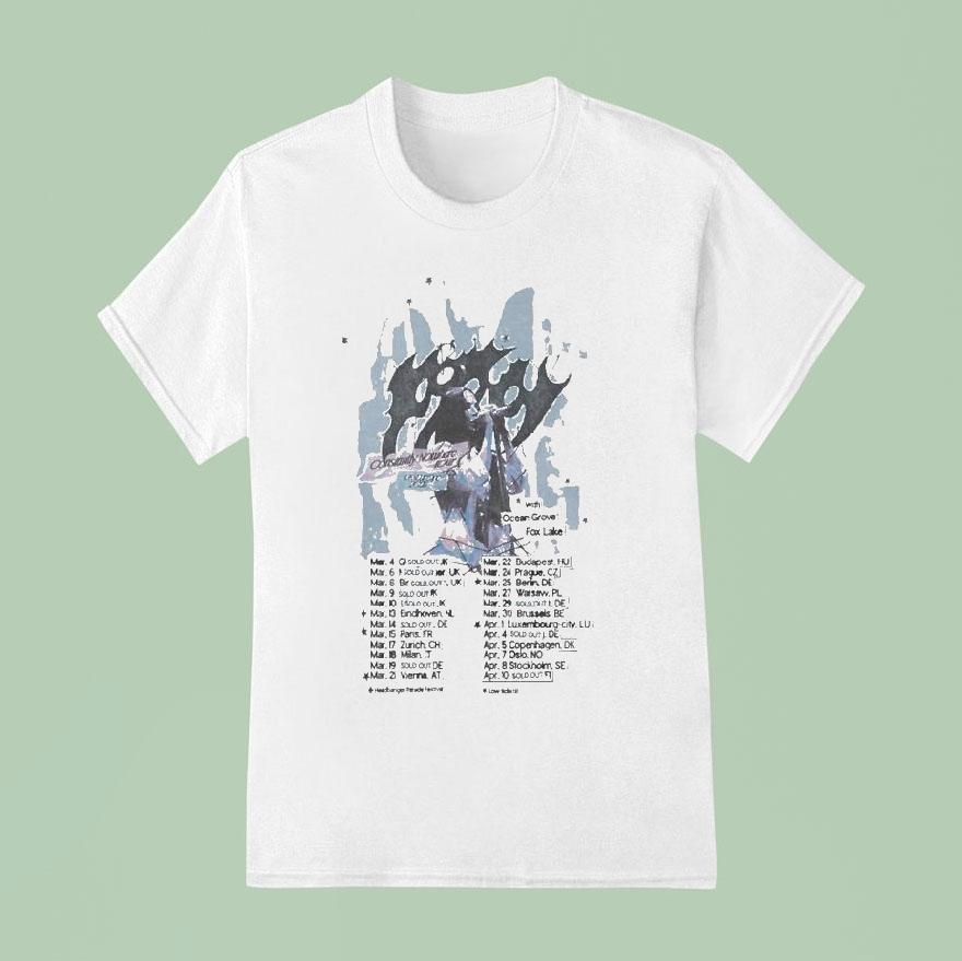 Poppy Constantly Nowhere Tour Uk Europe T Shirt