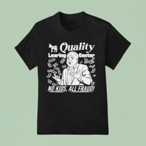 Tim Walz Quality Learing Center No Kids All Fraud Donkey T Shirt