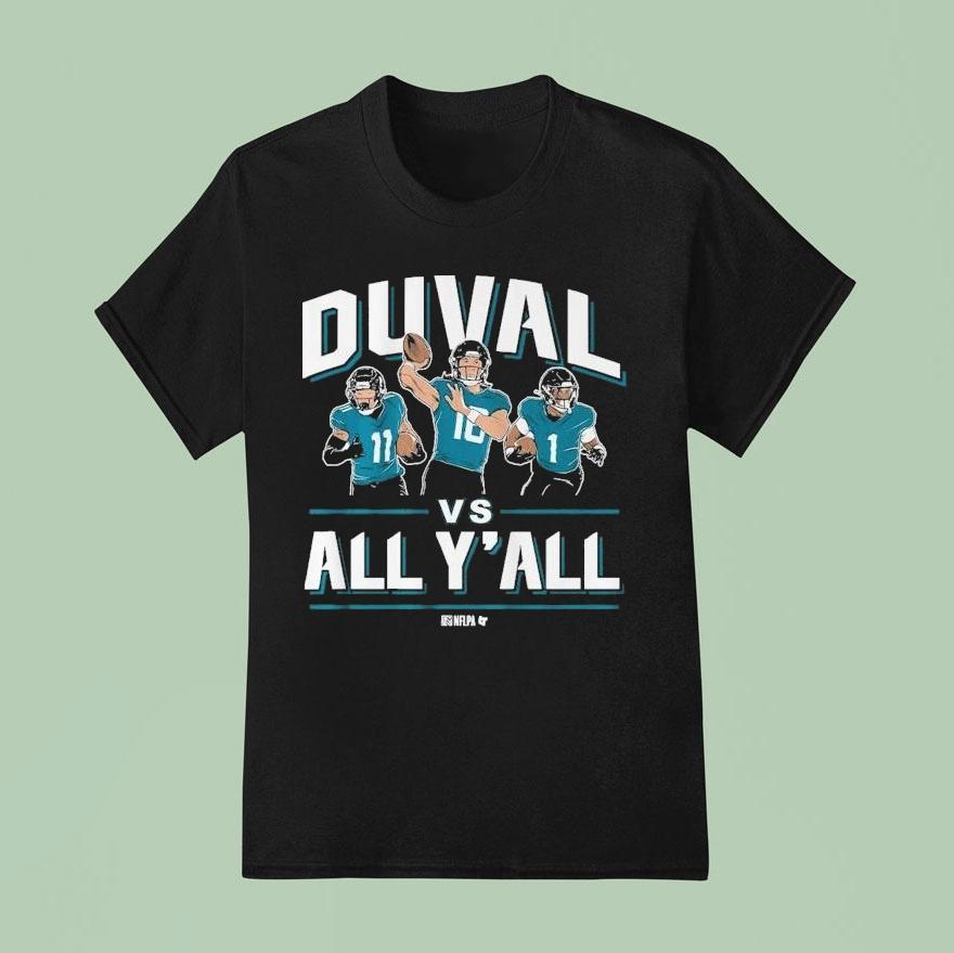Trevor Lawrence Travis Etienne Parker Washington Duval Vs All Y All T Shirt