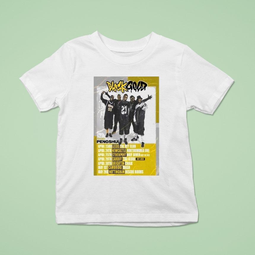 Blackgold Fall Tour T Shirt Blackgold Fall Tour T Shirt