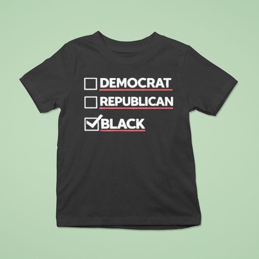 Boyce Watkins Democrat Republican Black T Shirt Boyce Watkins Democrat Republican Black T Shirt