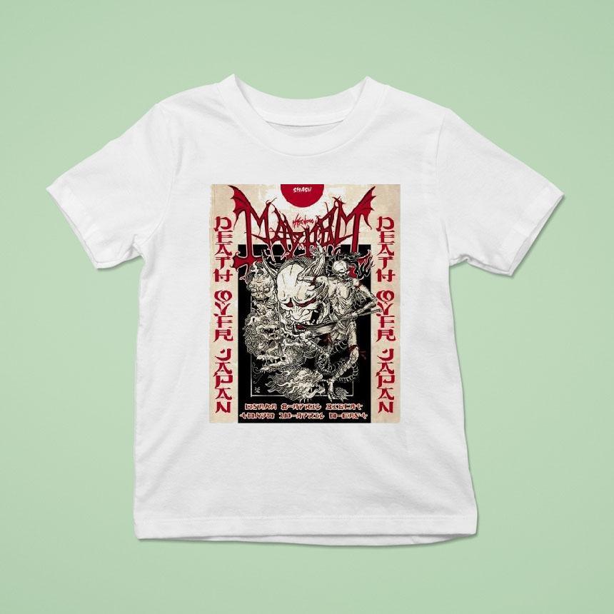 Mayhem Death Over Japan April T Shirt Mayhem Death Over Japan April T Shirt