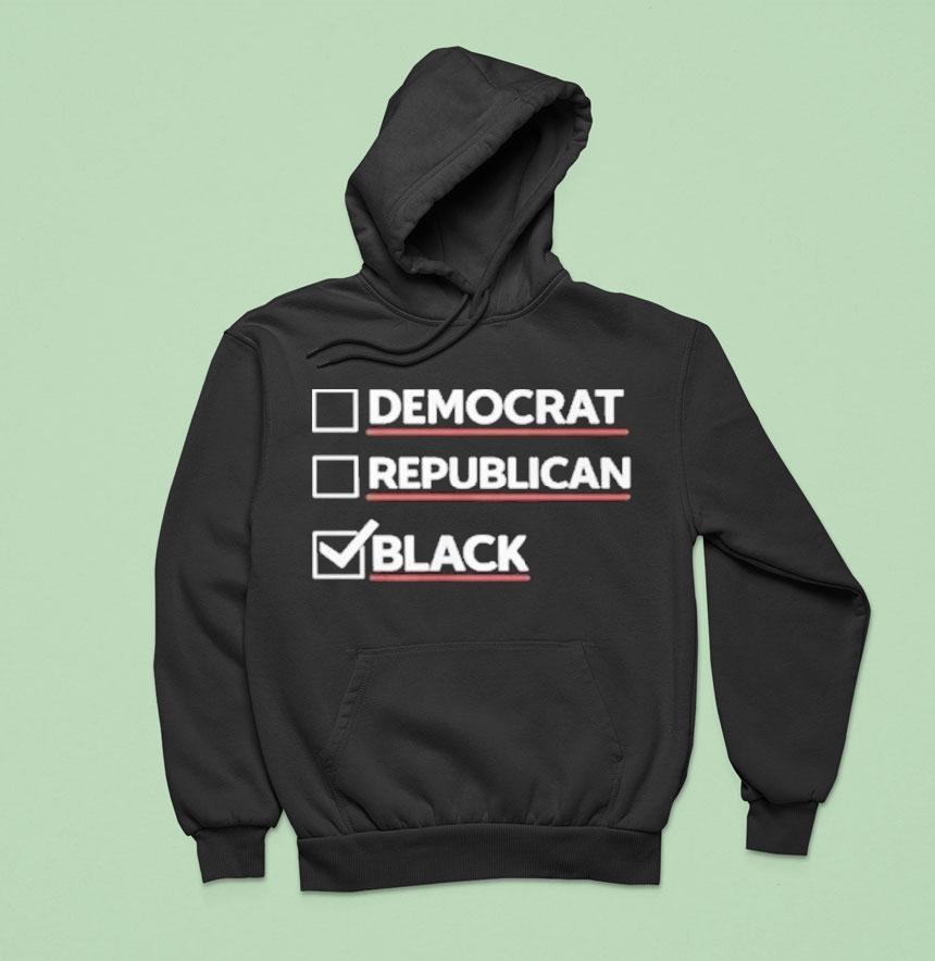 Boyce Watkins Democrat Republican Black Hoodie Boyce Watkins Democrat Republican Black Hoodie