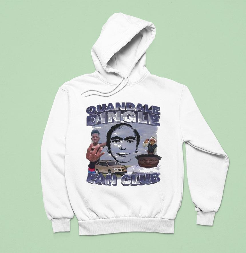 Quandale Dingle Fan Club Dream This Man Face Hoodie Quandale Dingle Fan Club Dream This Man Face Hoodie