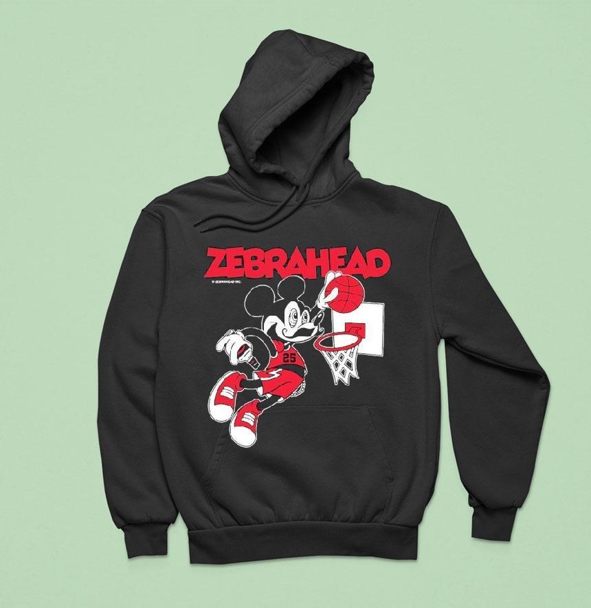 Zebrahead Mickey Mouse Slam Dunk Hoodie Zebrahead Mickey Mouse Slam Dunk Hoodie