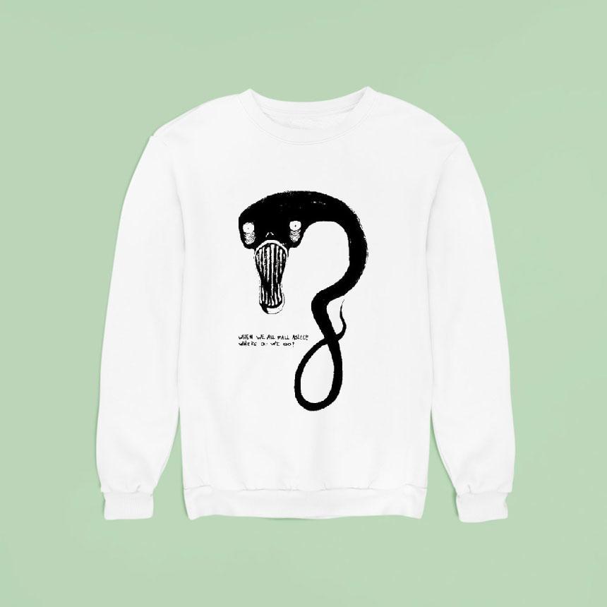 Billie Eilish Monster When We All Fall Asleep Where Do We Go Sweatshirt Billie Eilish Monster When We All Fall Asleep Where Do We Go Sweatshirt