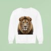 Lion Smoking Cigarette Sweatshirt
