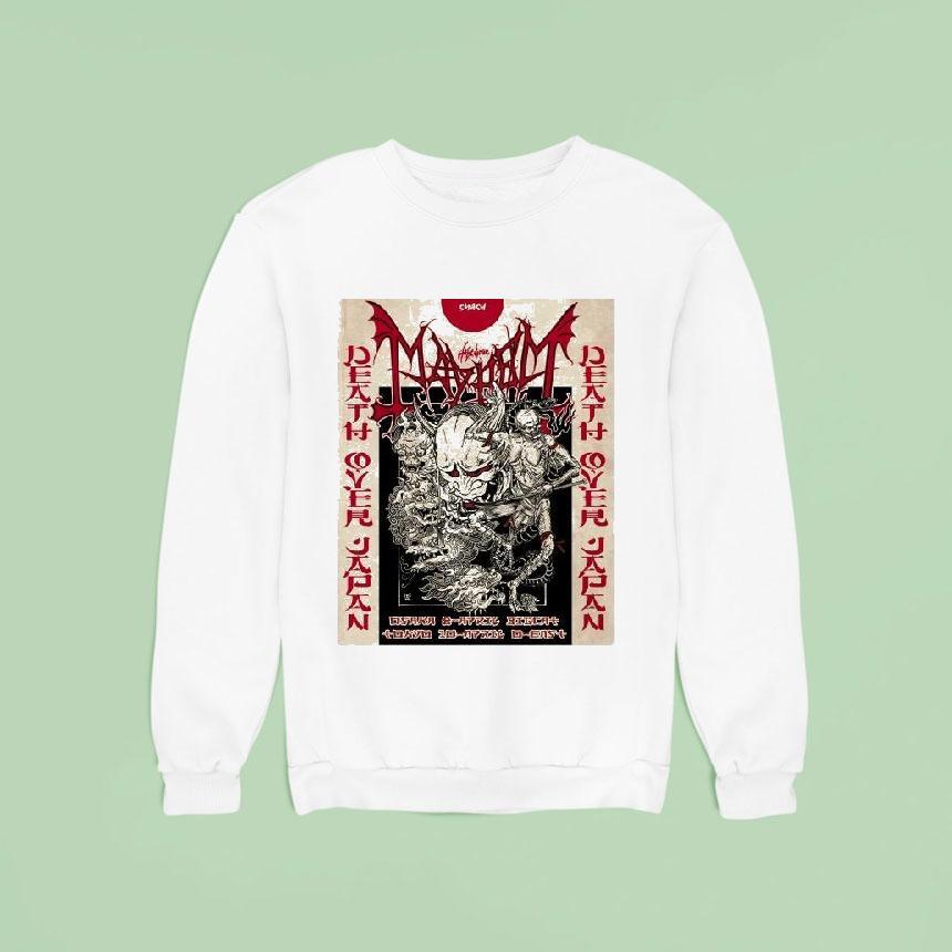 Mayhem Death Over Japan April Sweatshirt Mayhem Death Over Japan April Sweatshirt