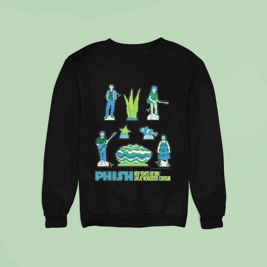 Phish New Year S Eve Live At Worcester Centrum Sweatshirt Phish New Year S Eve Live At Worcester Centrum Sweatshirt