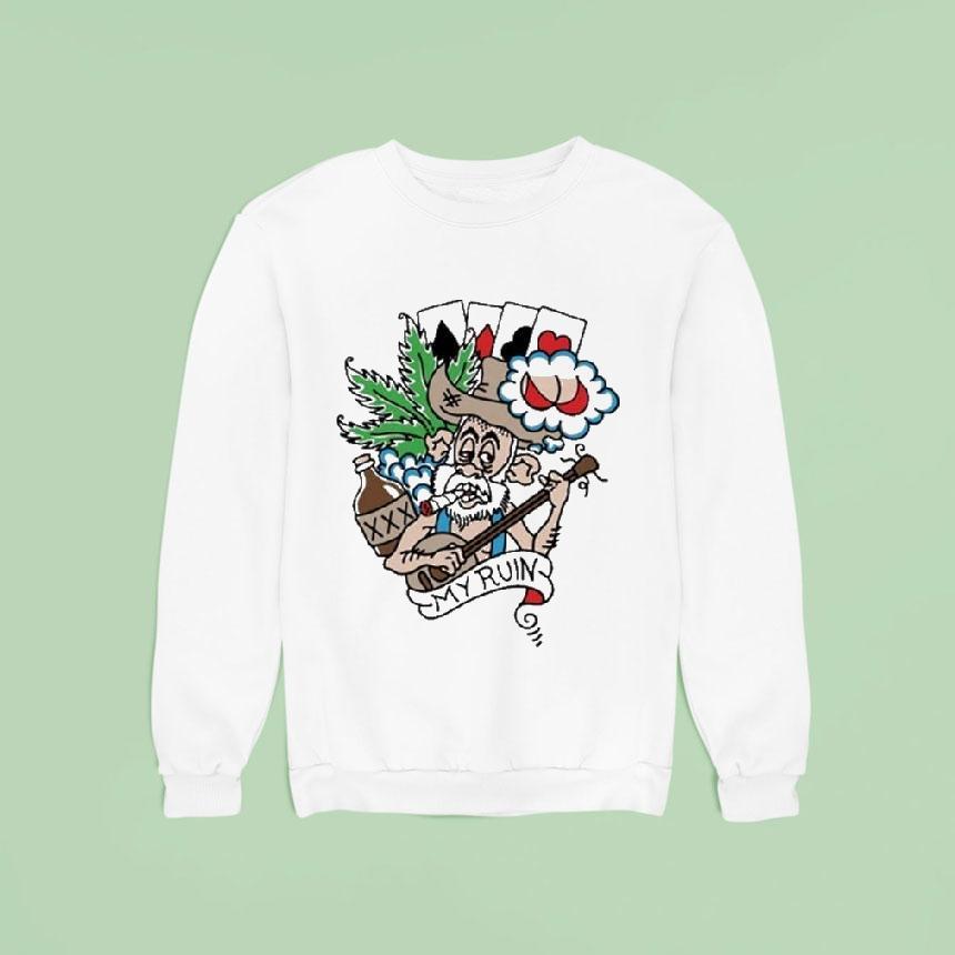 Rank Strange Man S Ruin Cigarettes Sweatshirt Rank Strange Man S Ruin Cigarettes Sweatshirt